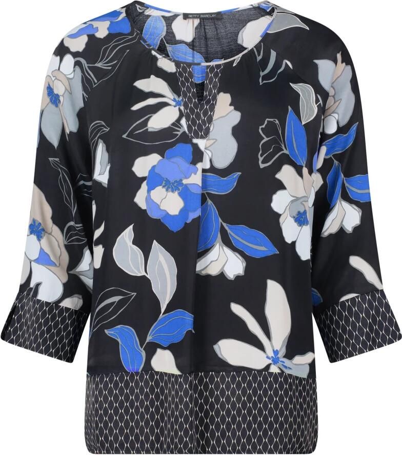 Betty Barclay Gestippelde slipblouse met gerimpelde V-hals Multicolor Dames - Foto 5