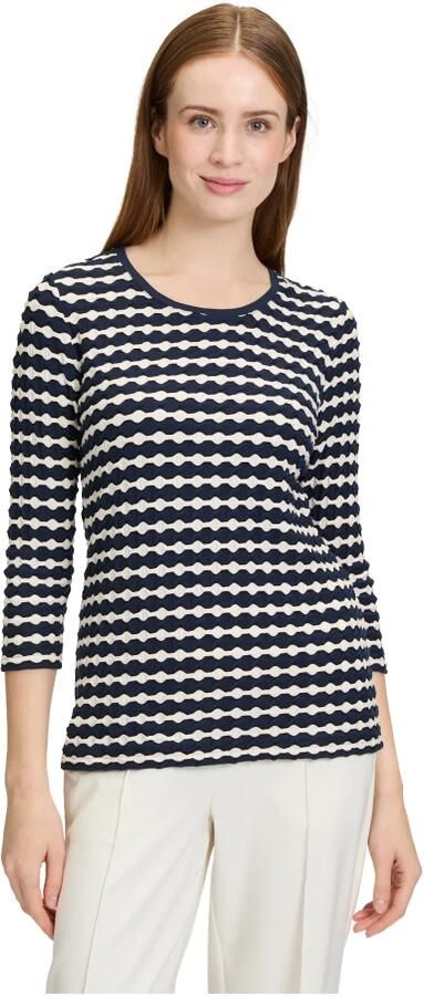 Betty Barclay Gestreept Basic Shirt met 3 4 Mouwen Blue Dames - Foto 2