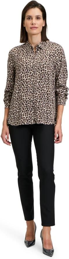 Betty Barclay Regular fit overhemdblouse van viscose met labeldetail - Foto 3