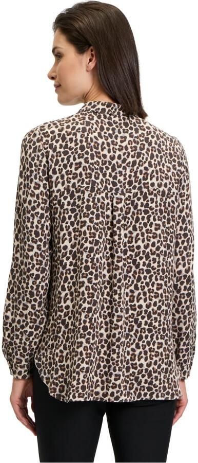 Betty Barclay Regular fit overhemdblouse van viscose met labeldetail - Foto 2