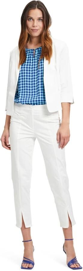 Betty Barclay Regular fit stoffen broek met strookzakken - Foto 4