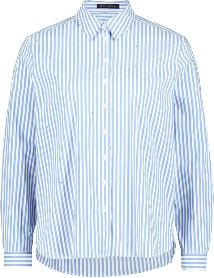 Betty Barclay Gestreepte Casual Blouse met Kraag Multicolor Dames