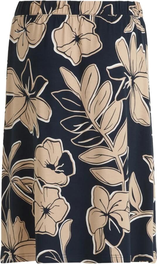 Betty Barclay Knielange rok met elastische band