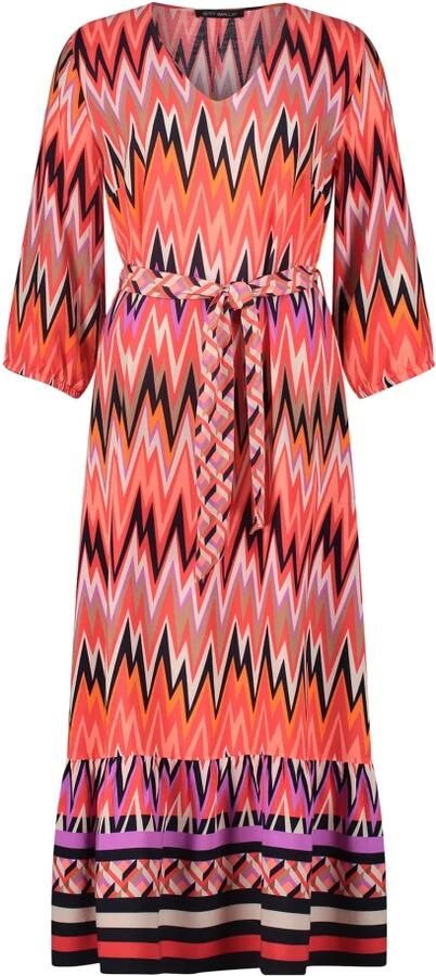 Betty Barclay Gestreepte Midi Jurk Red Dames - Foto 3