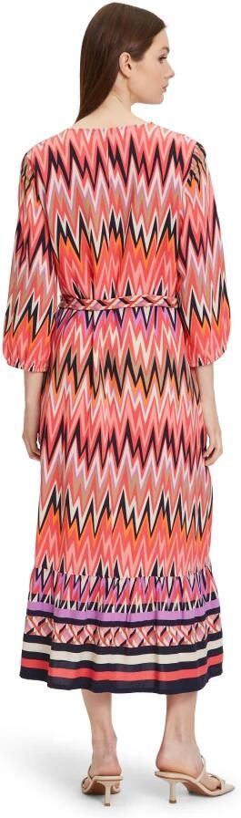 Betty Barclay Gestreepte Midi Jurk Red Dames - Foto 2