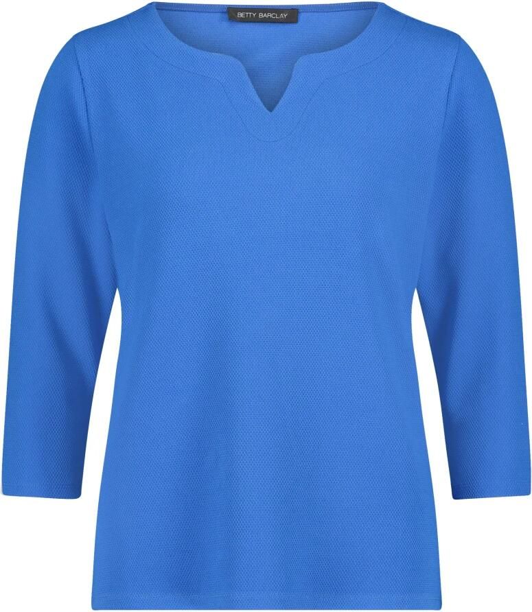 Betty Barclay Gestructureerde Casual Shirt met 3 4 Mouwen Blue Dames - Foto 3