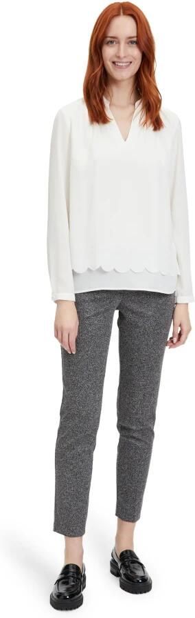 Betty Barclay Getailleerde broek met vouw Gray Dames - Foto 3