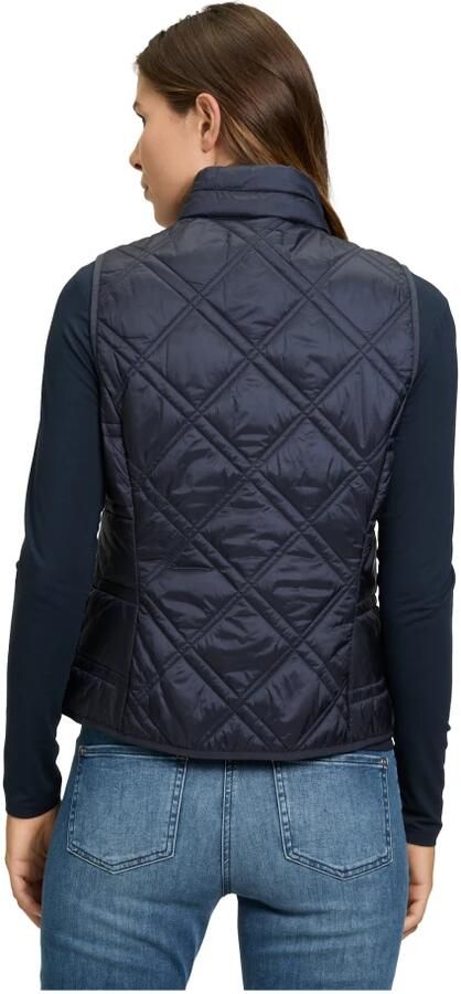 Betty Barclay Gewatteerd vest met rits Blue Dames