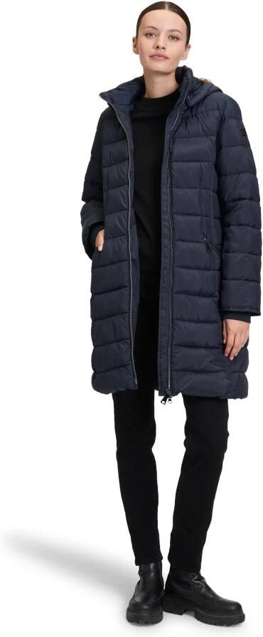 Betty Barclay Gewatteerde Jas met Capuchon Blue Dames - Foto 3