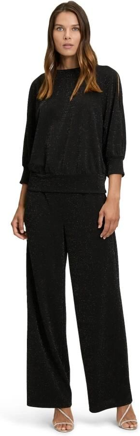 Betty Barclay Glitter Oversized Shirt met Cut-Outs Black Dames - Foto 4