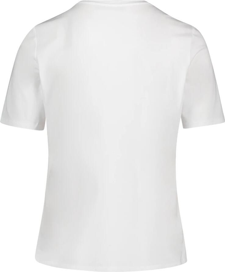 Betty Barclay Glitterend Basic T-shirt met halve mouwen White Dames