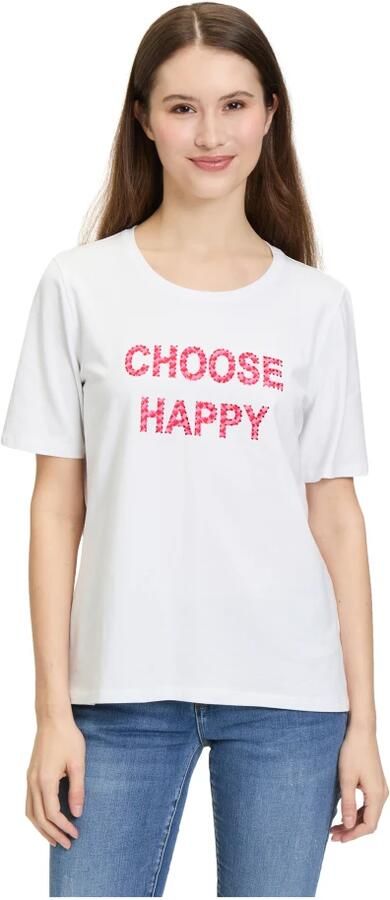 Betty Barclay Glitterend Basic T-shirt met halve mouwen White Dames - Foto 2