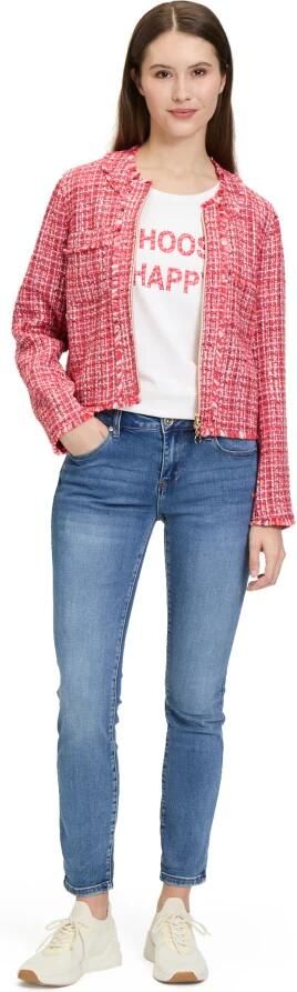 Betty Barclay Glitterend Basic T-shirt met halve mouwen White Dames - Foto 4