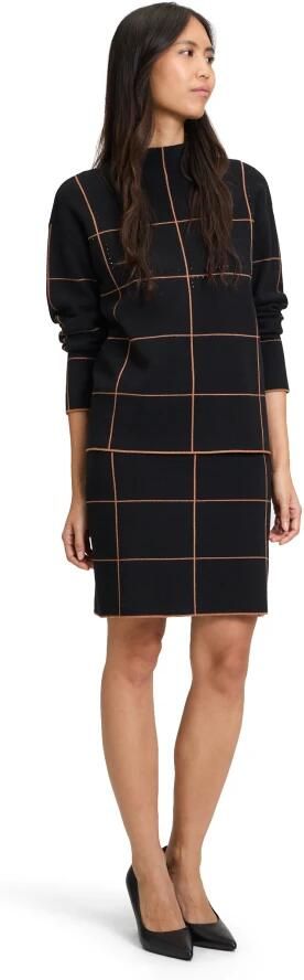 Betty Barclay Gebreide pullover van viscosemix met opstaande kraag - Foto 3