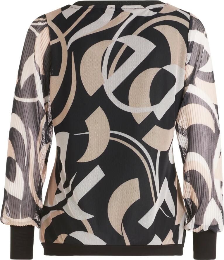 Betty Barclay Shirt met lange mouwen en strass-steentjes