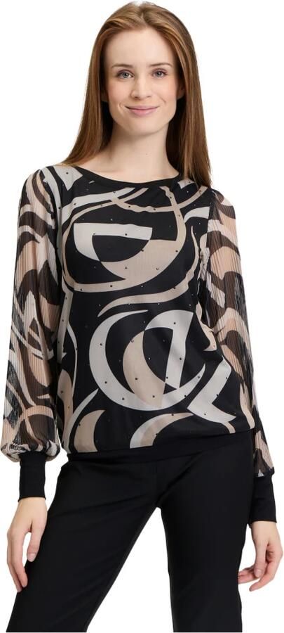 Betty Barclay Shirt met lange mouwen en strass-steentjes - Foto 2