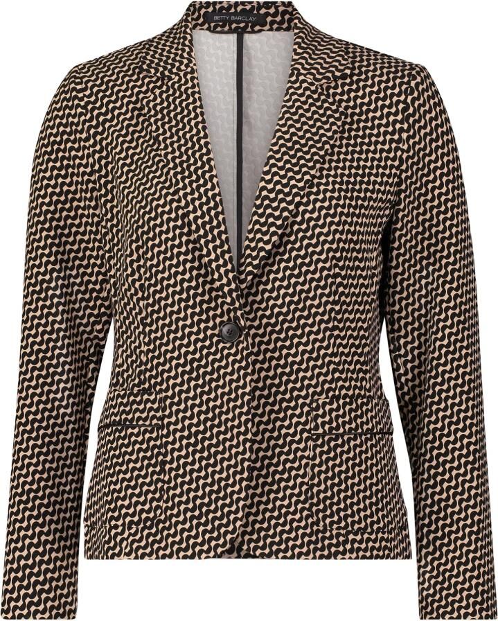 Betty Barclay Grafische Blazer met Elegante Reverskraag Brown Dames - Foto 5