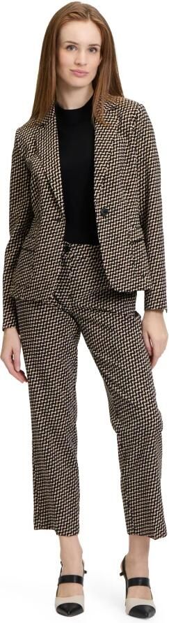 Betty Barclay Grafische Blazer met Elegante Reverskraag Brown Dames - Foto 4