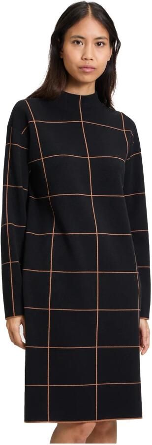 Betty Barclay Jacquard Gebreide Jurk Black Dames - Foto 3