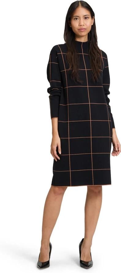 Betty Barclay Jacquard Gebreide Jurk Black Dames - Foto 2