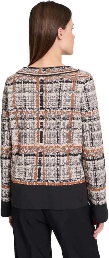 Betty Barclay Jacquard Gebreide Trui met Hotfix-details Gray Dames - Foto 2