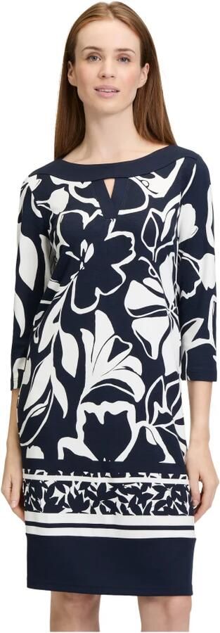 Betty Barclay Jerseyjurk met 3 4 mouwen Blue Dames - Foto 2