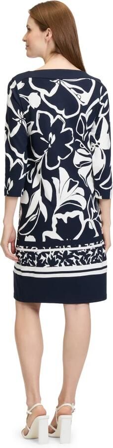 Betty Barclay Jerseyjurk met 3 4 mouwen Blue Dames - Foto 4