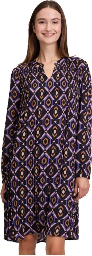 Betty Barclay Jurk met Lange Mouwen en Plooien Purple Dames - Foto 2