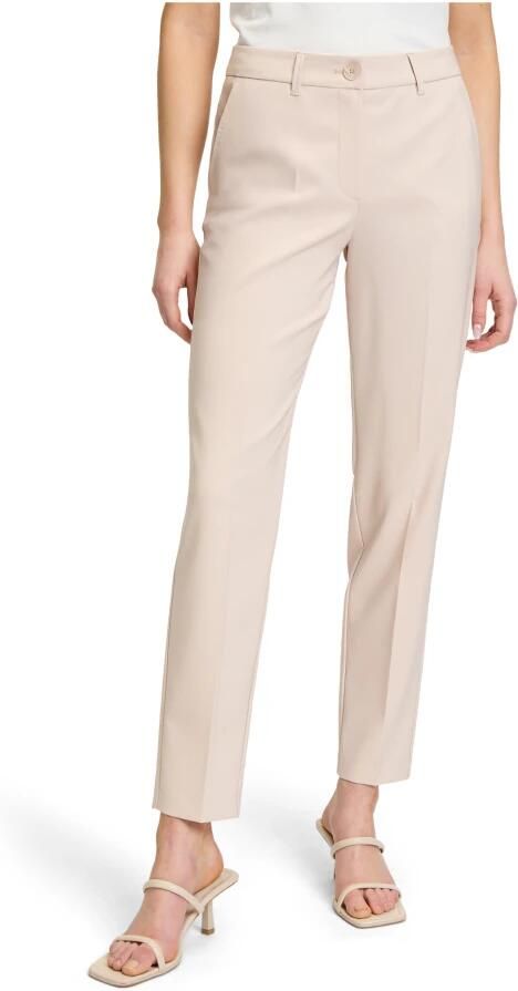 Betty Barclay Klassieke zakelijke broek met plooi Beige Dames - Foto 3