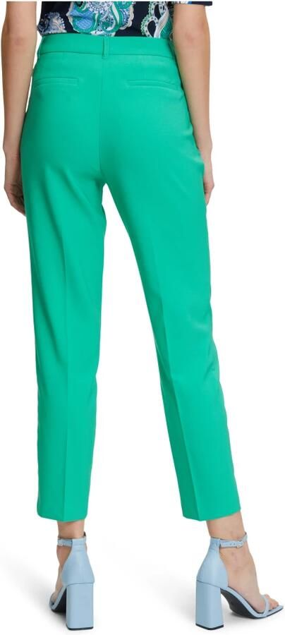 Betty Barclay Klassieke zakelijke broek met vouw Green Dames - Foto 2