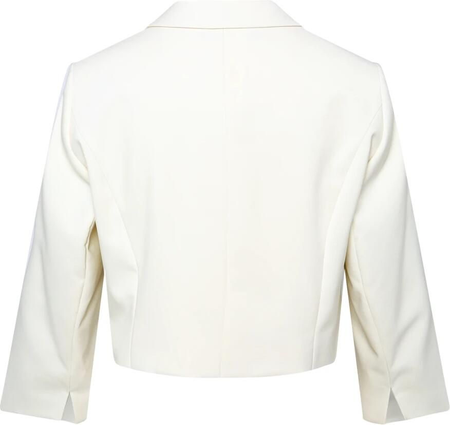 Betty Barclay Korte blazer met paspelzak op de borst