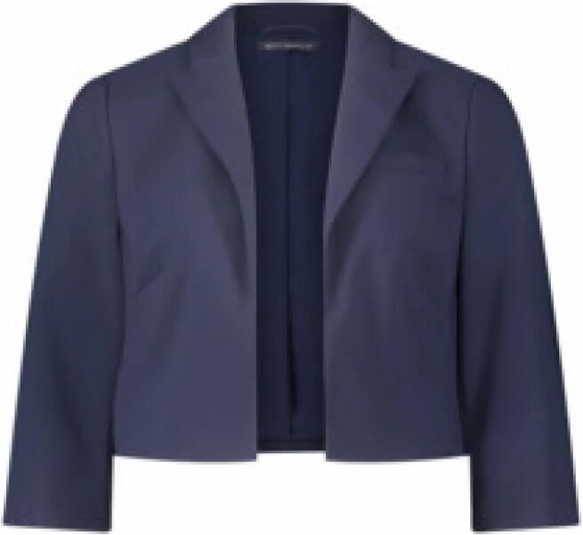 Betty Barclay Korte blazer met paspelzak op de borst