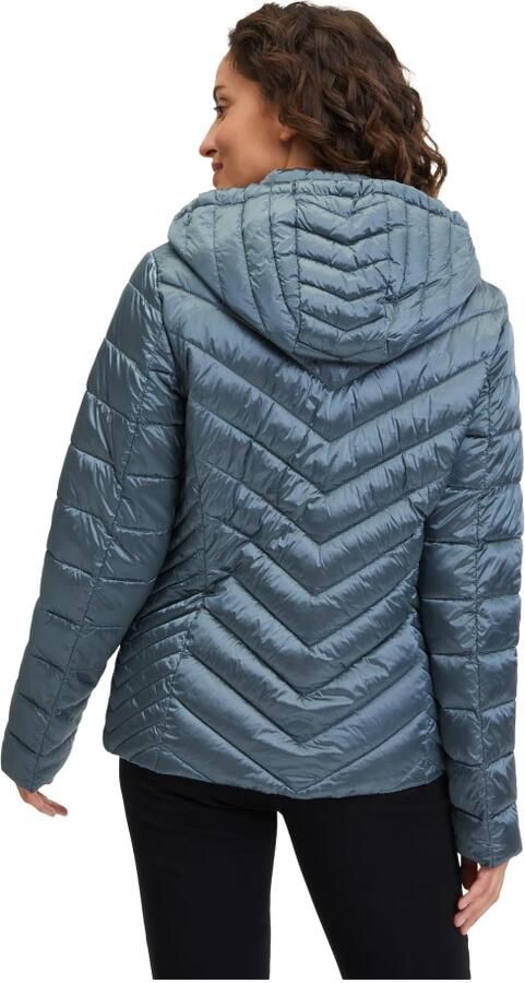 Betty Barclay Lichtgewicht gewatteerde jas met afneembare capuchon Blue Dames - Foto 2