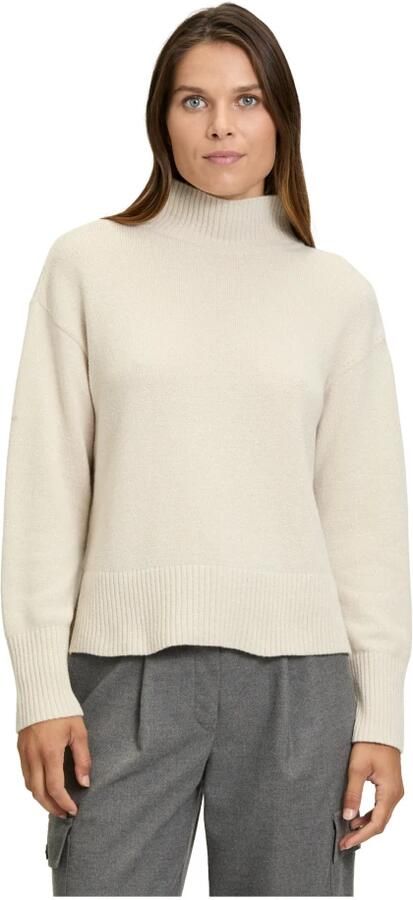 Betty Barclay Lurex Gebreide Trui Stijlvol Comfort Beige Dames - Foto 3