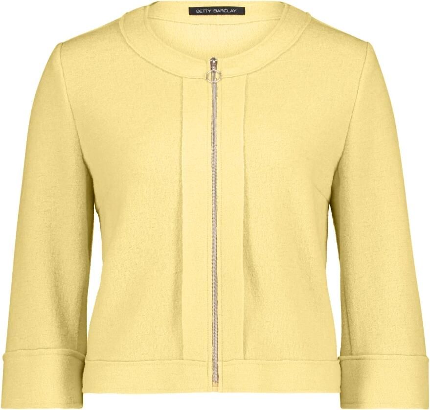 Betty Barclay Moderne Blazerjas met 3 4 Mouwen Yellow Dames