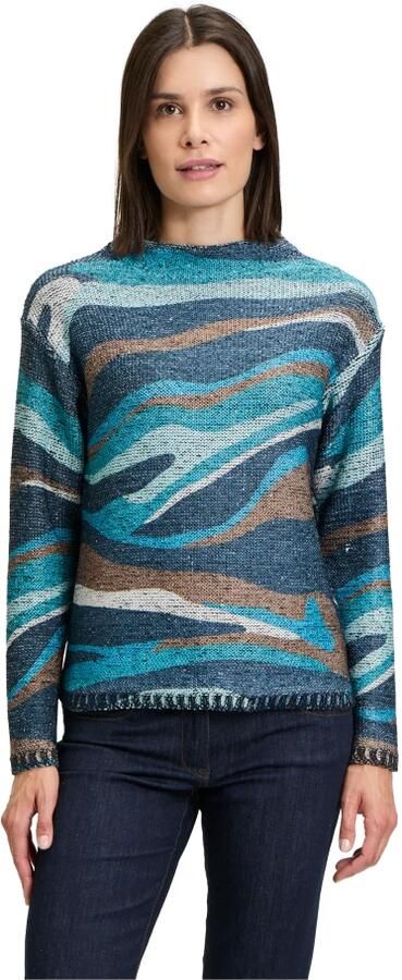 Betty Barclay Paillet Versierde Gebreide Trui Multicolor Dames - Foto 4