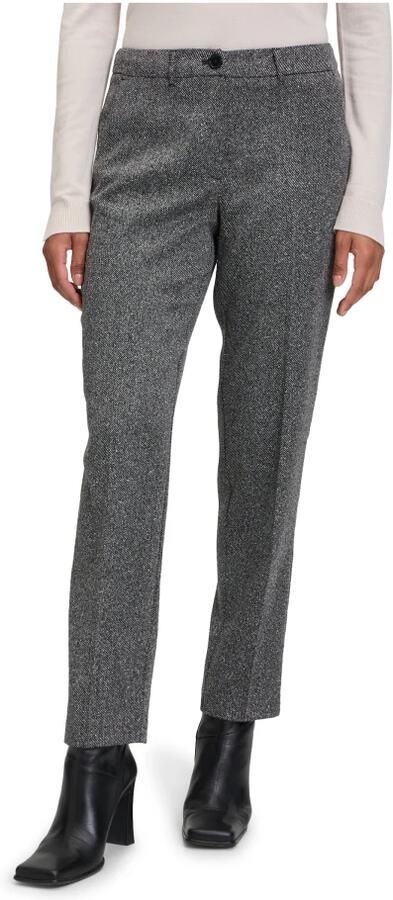 Betty Barclay Relaxed Fit Businessbroek met streep Black Dames - Foto 2