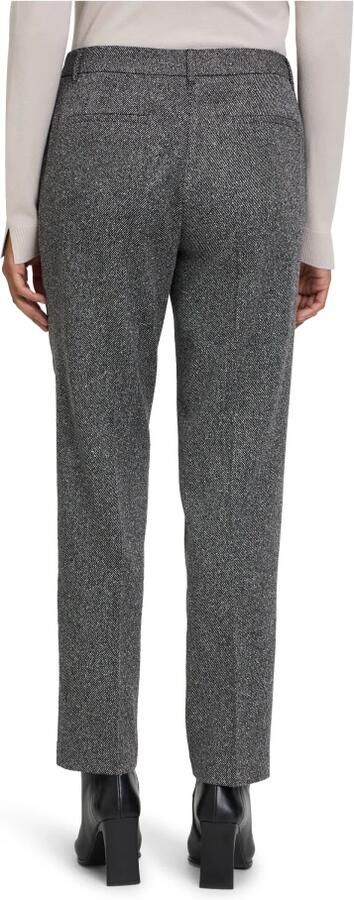 Betty Barclay Relaxed Fit Businessbroek met streep Black Dames - Foto 3