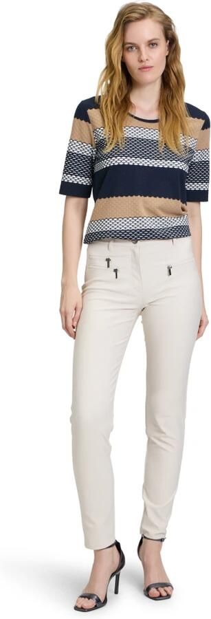 Betty Barclay Ronde hals shirt met structuur Multicolor Dames - Foto 3