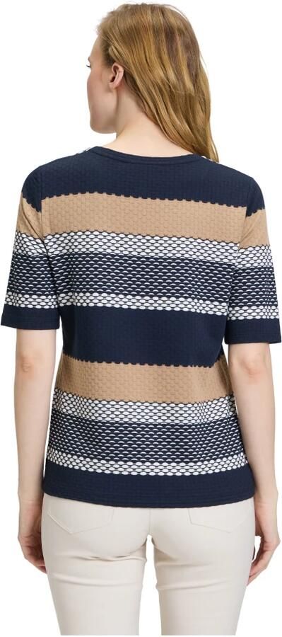 Betty Barclay Ronde hals shirt met structuur Multicolor Dames