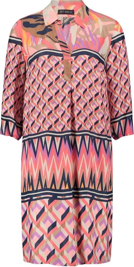 Betty Barclay Knielange jurk met all-over print - Foto 4