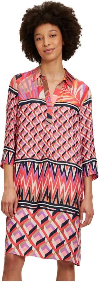 Betty Barclay Knielange jurk met all-over print