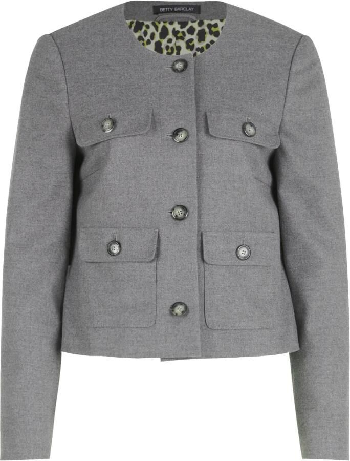 Betty Barclay Stijlvolle Blazer met Lange Mouwen Gray Dames