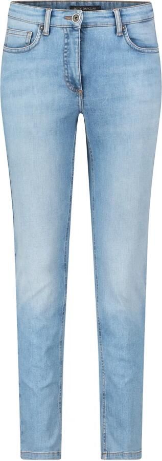 Betty Barclay Stone-Washed Slim-Fit Basic Jeans Blue Dames - Foto 4