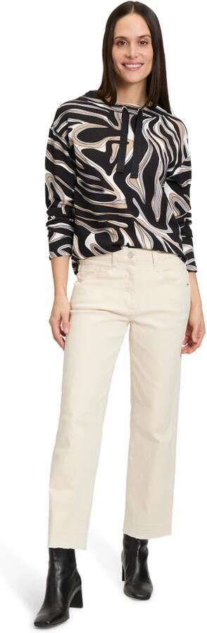 Betty Barclay Shirt met lange mouwen van viscosemix met ronde hals - Foto 4