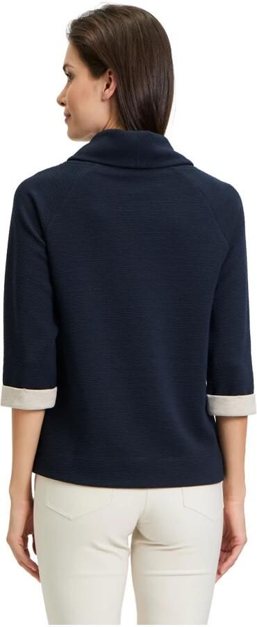 Betty Barclay Trendy Turtleneck Sweatshirt met Glitter Blue Dames - Foto 2