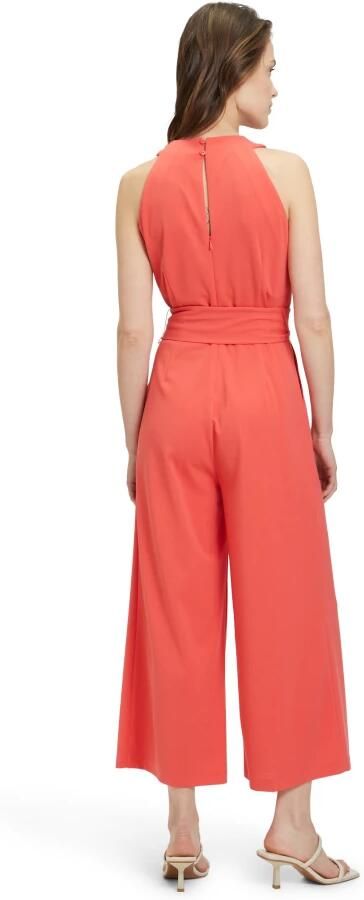 Betty Barclay Trendy Waterfall Jumpsuit met zakken Red Dames