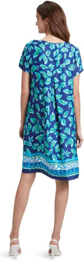 Betty Barclay Knielange jurk van viscose met een all-over motiefprint - Foto 2