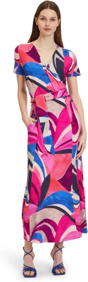 Betty Barclay Tropische Zomer Jersey Jurk Multicolor Dames - Foto 4