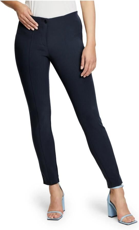 Betty Barclay Stoffen broek met stretch en smalle pasvorm